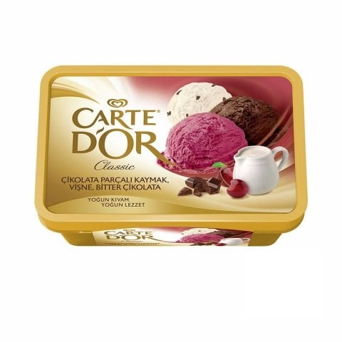 ALGİDA CARTE D'OR  CL.950ML Ç.P.KAYMAK&VİŞNE&BİTTER 1*6