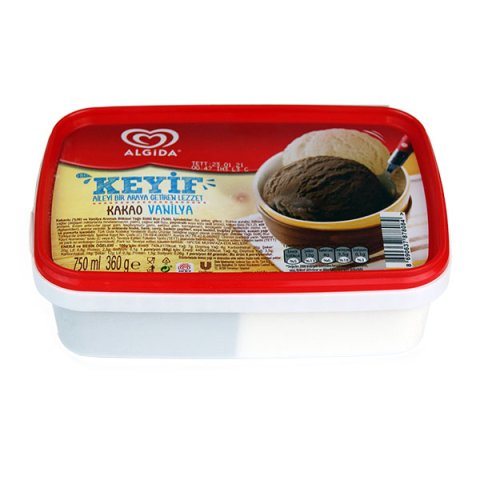 ALGİDA 750ML PR. KEYİF VANİLYA KAKAO 1*6