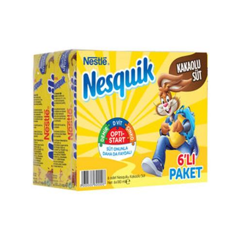 NESQUİK SÜT 180ML*6LI  KAKAOLU 1*4