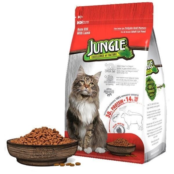 KEDİ M.JUNGLE 1.5KG KUZU ETLİ YETİŞKİN JNGP-022 1*4