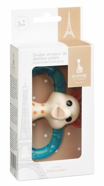 Sophie la Girafe Çift Saplı Diş Kaşıma Halkası