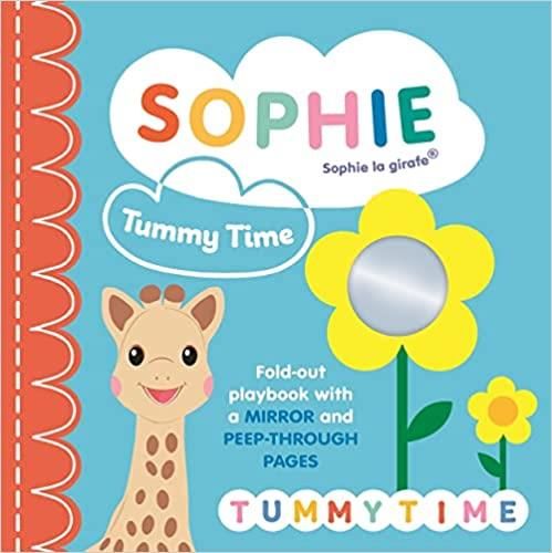 Sophie la Girafe Tummy Time: A fold-out playbook with a mirror and peep-through pages Board book