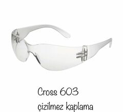 Viola Valente Cross 603 Çizilmez Kaplama Şeffaf Gözlük