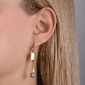 TSE 2058 Gold Earrings 6.80