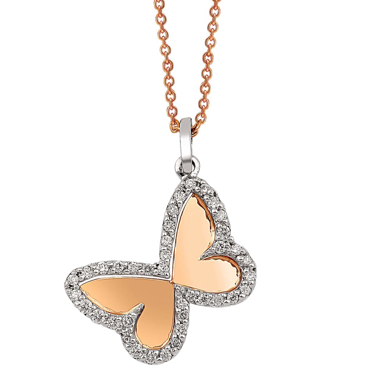 Butterfly Diamond Necklace