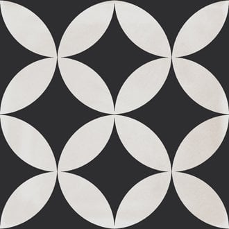 330X330 FRESCO FLOWER BLACK ASG (R10 V2)