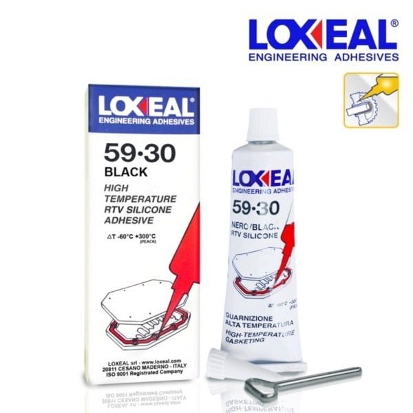 Loxeal 59-30 Kırmızı Yüksek Isı Silikon 75 ml