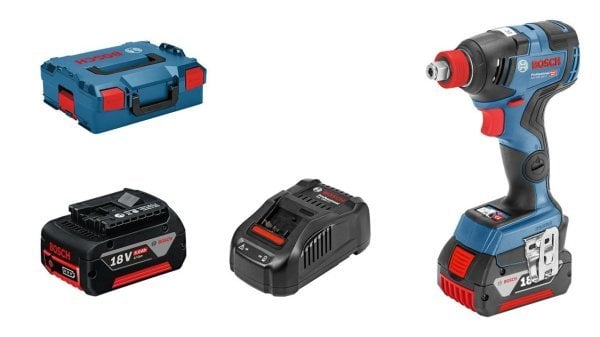 Bosch GDX 18V-200 C 18 Volt 5.0 Ah Çift Akülü Darbeli Somun Sıkma Kömürsüz Motor (06019G4201)