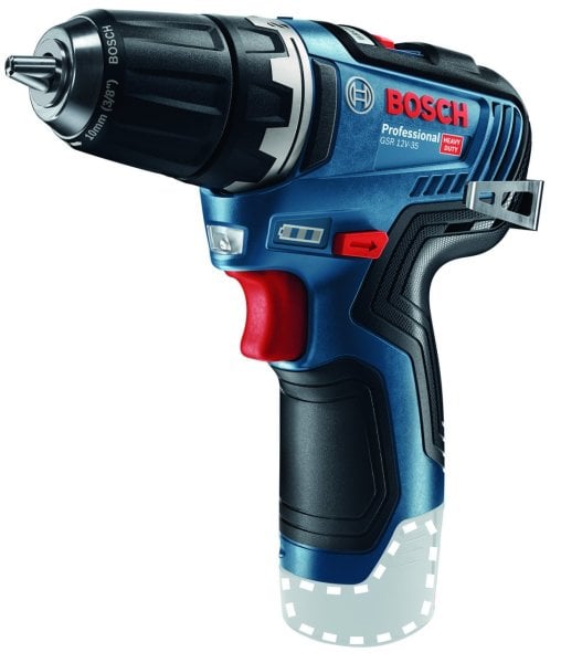 Bosch GSR 12V-35 Akülü Vidalama Makinesi Solo (06019H8000)