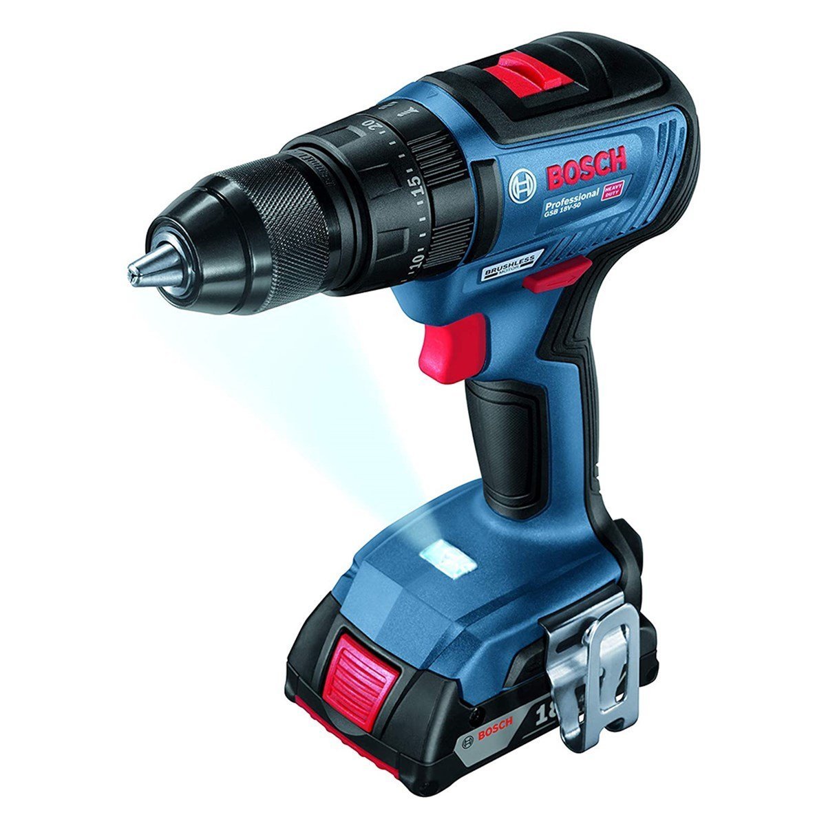 Bosch GSB 18V-50 18 Volt 5.0 Amper Akülü Darbeli Vidalama (06019H5101)