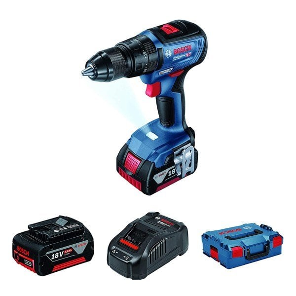 Bosch GSB 18V-50 18 Volt 5.0 Amper Akülü Darbeli Vidalama (06019H5101)