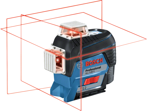 Bosch GLL 3-80 C+BM 1+ 12 Volt Akülü Çizgi Lazeri (0601063R02)