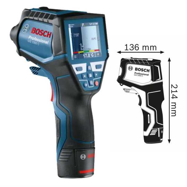 Bosch GIS 1000 C Isı ve Nem Dedektörü (0601083300)