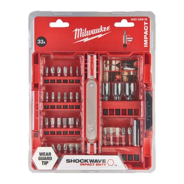 Milwaukee 33 Parça Shockwave Impact Duty Bits Uç Seti