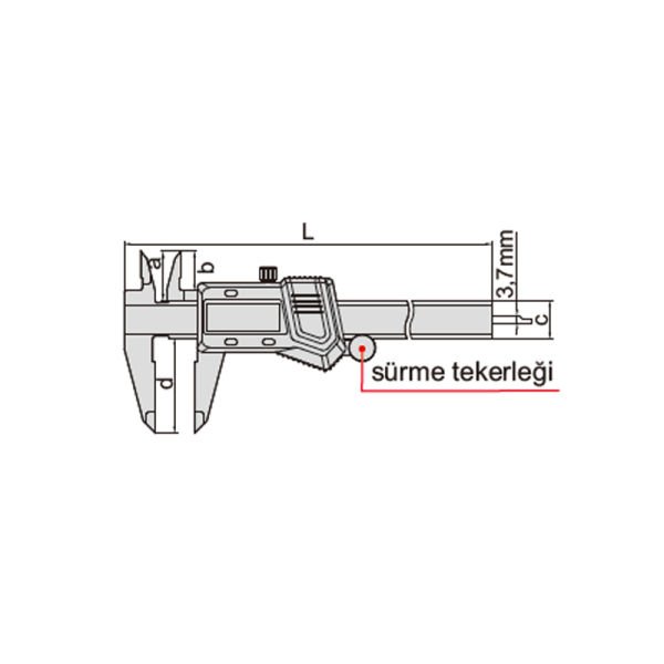 Insize 1114-300A Dijital Kumpas 0-300 mm