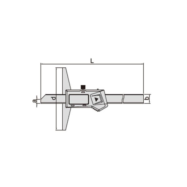 Insize 1141-150A Dijital Derinlik Kumpas 0-150 mm