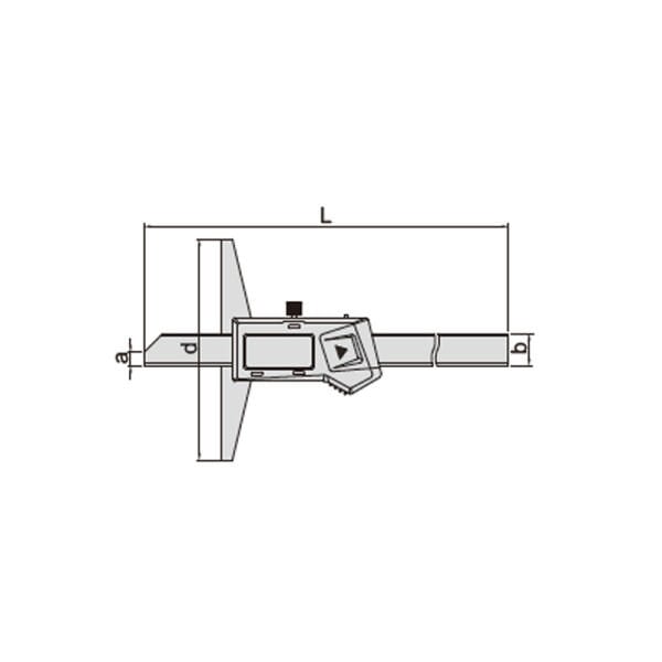 Insize 1141-300A Dijital Derinlik Kumpas 0-300 mm