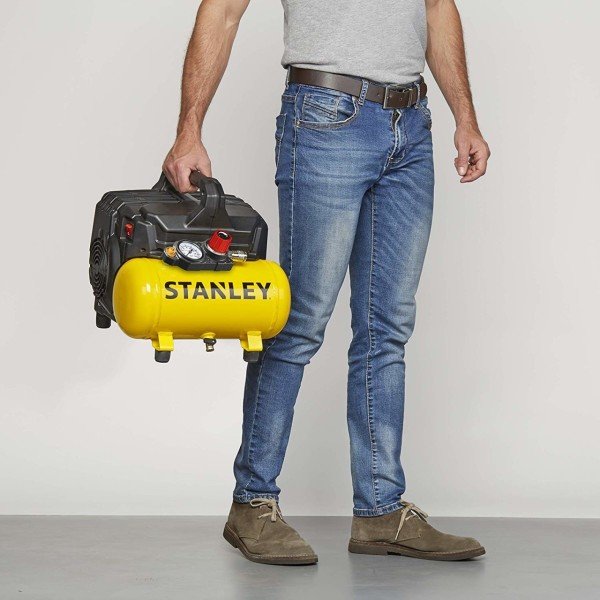 Stanley Dst 100/8/6 1 Hp Yağsız Çok Sessiz Hava Kompresörü 6 LT