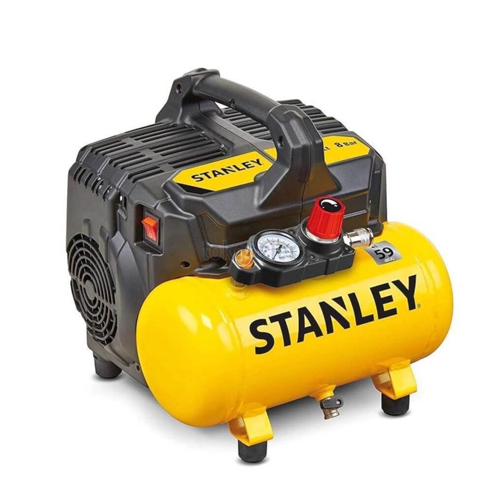 Stanley Dst 100/8/6 1 Hp Yağsız Çok Sessiz Hava Kompresörü 6 LT