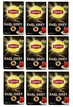 Lipton Earl Grey Dökme Çay 1 Kg x 9 Adet - 1 Koli