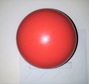 Unis Family Bowl Ball, 140mm, Red, Hard
