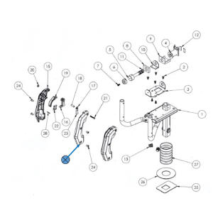 Right Grip Sega Gun Chassis_601-11816