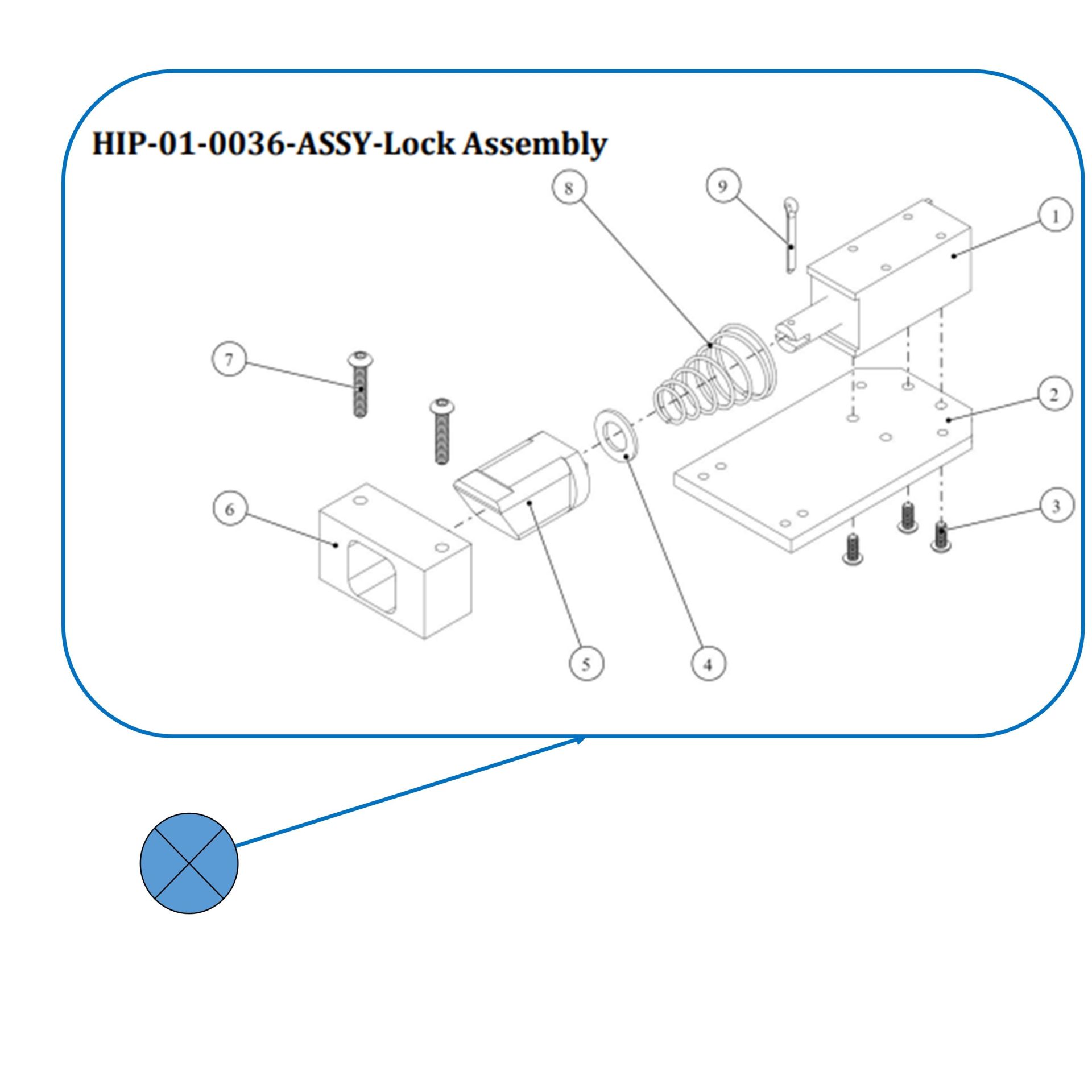 Assy-Lock Assembly_HIP-01-0036