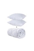 Çift Kişilik Microfiber Yorgan(195x215) + 2 Adet Yastık