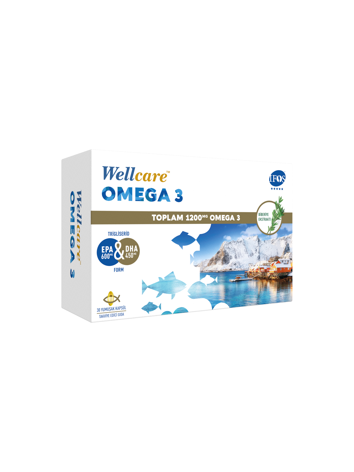 Wellcare Omega 3 1200 Mg Takviye Edici Gıda 30 Yumuşak Kapsül