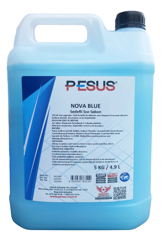 Pesus Nova Blue Sedefli Sıvı El Sabunu 5 Kg