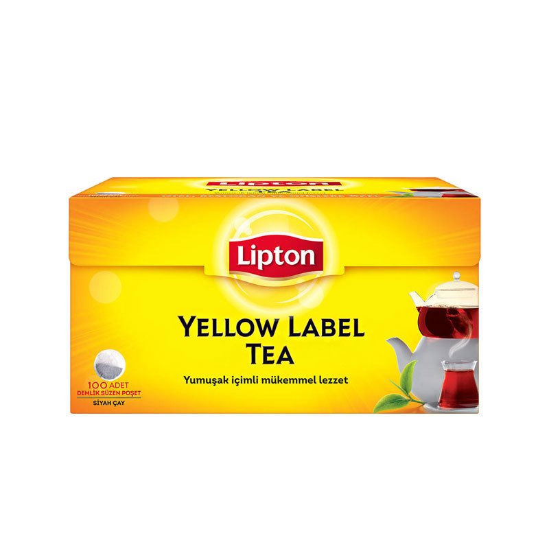 Lipton Demlik Poşet Çay Yellow Label 100'lü