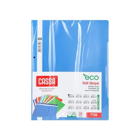 Cassa 7730 Eco Mavi Telli Dosya 50'li