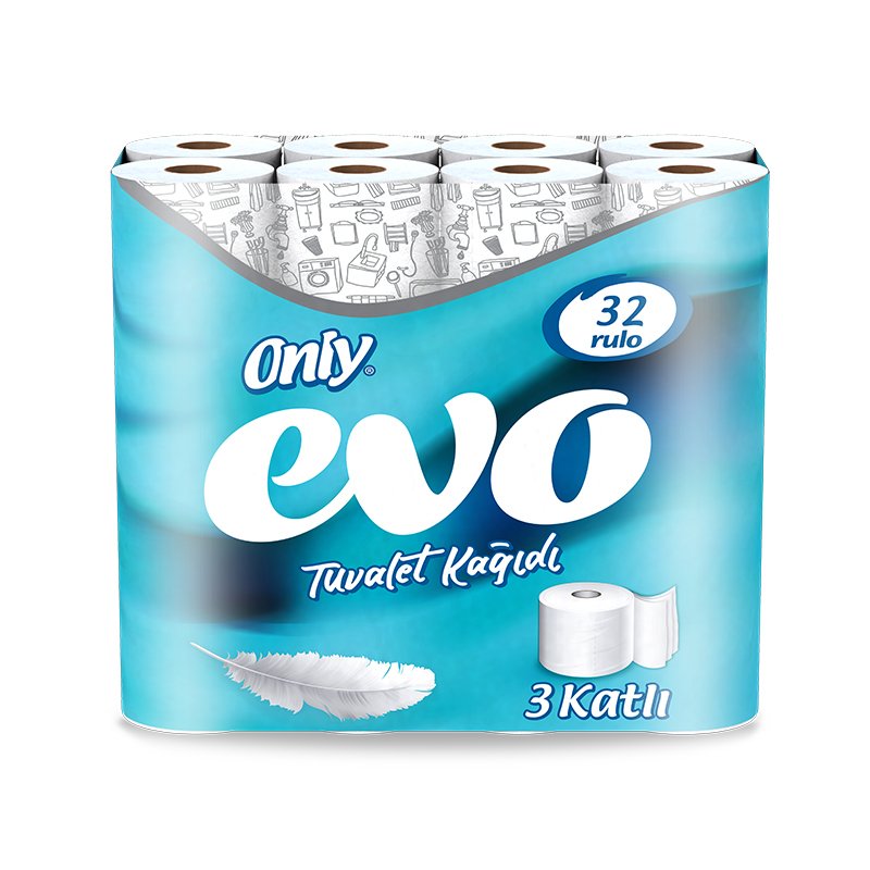 Only Evo Beyond 3 Katlı Tuvalet Kağıdı 32'li Paket