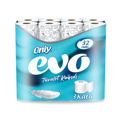 Only Evo Beyond 3 Katlı Tuvalet Kağıdı 32'li Paket