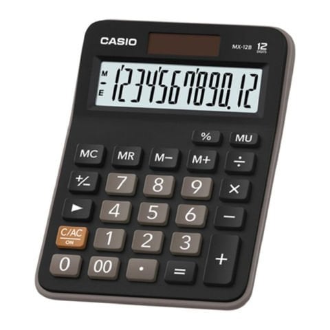 Casio Mx-12b-bk 12 Hane Hesap Makinesi