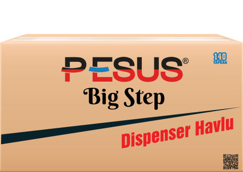 Pesus Big Step Z Katlı Dispenser Havlu 140'lı 12 Paket