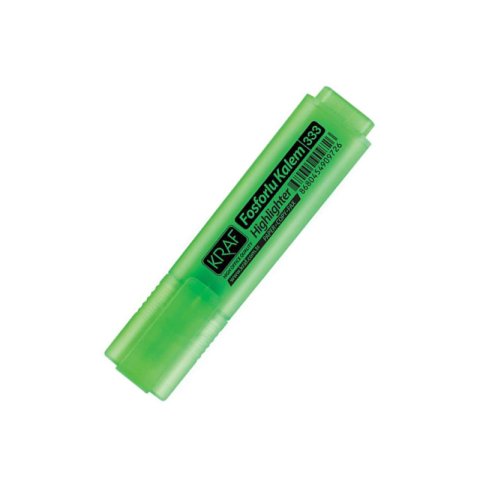 Kraf 330 Fosforlu Kalem Yeşil
