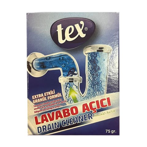 Tex Lavabo Açıcı Toz 75 Gr