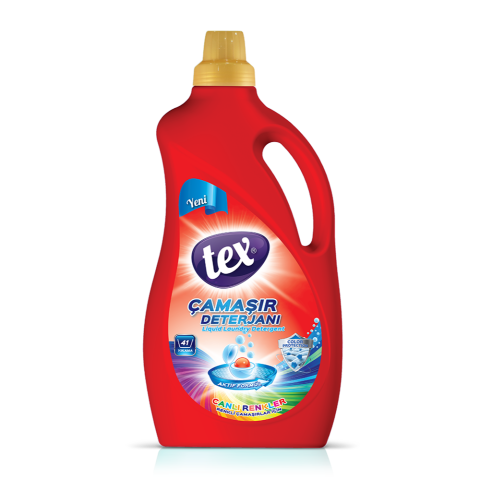 Tex Sıvı Çamaşır Deterjanı Canlı Renkler 2,5 Kg