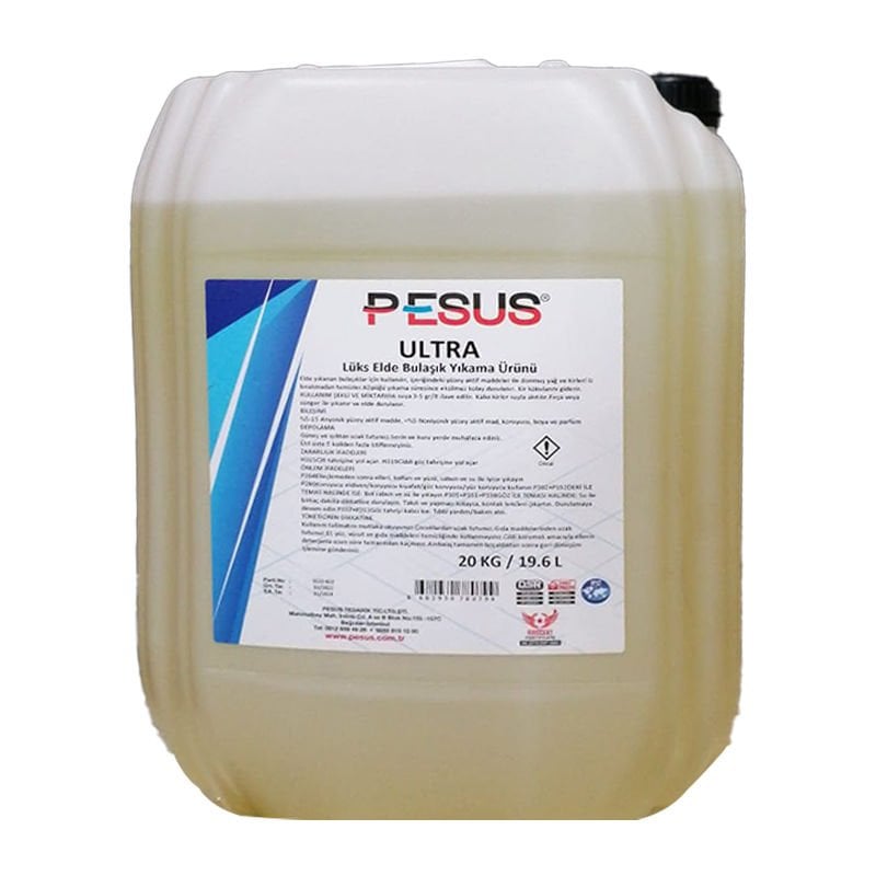 Pesus Ultra Sıvı Elde Bulaşık Deterjan 20 Kg