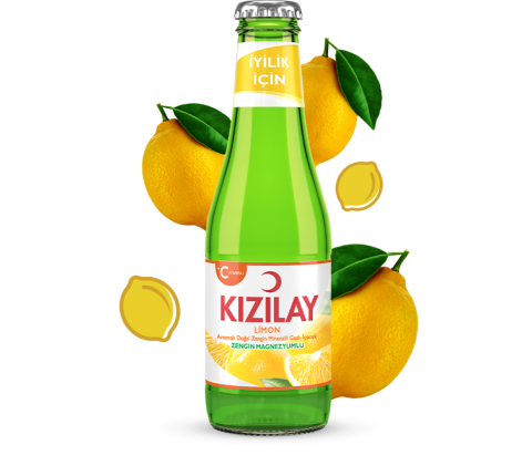 Kızılay Limon Aromalı Maden Suyu 200 ml 24'lü Paket