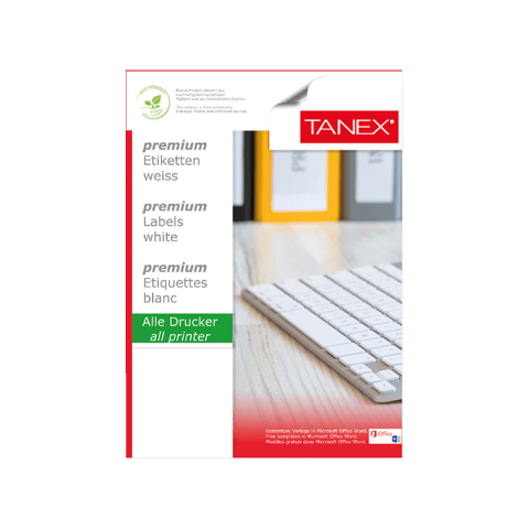 Tanex TW-2000 210x297 mm Laser Etiket 100'lü Paket