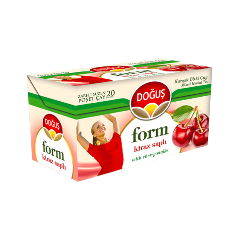 Doğuş Form Meyve Çayı Kiraz Saplı 20'li Paket