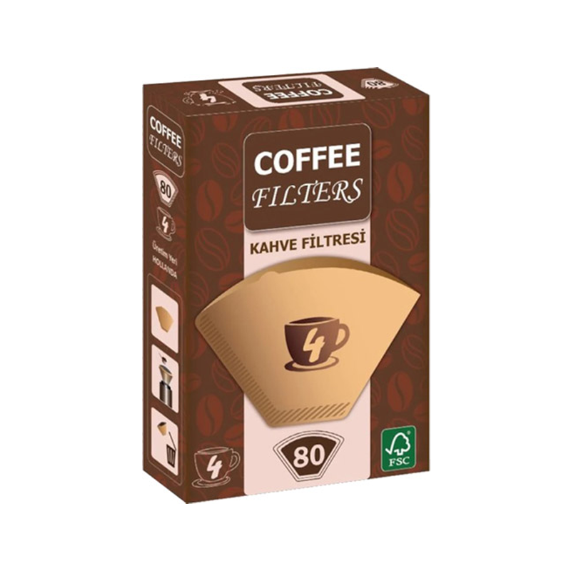 Caffeo Filtre Kahve Kağıdı 1x4 80'li Paket