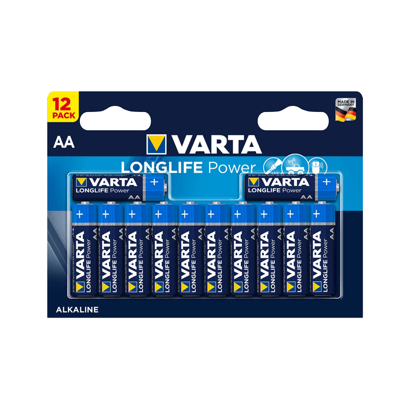 Varta 9382 Longlife Power AA Kalem Pil 12'li Paket