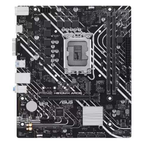 ASUS PRIME H610M-K ARGB DDR5 5600MHZ 1XVGA 1XHDMI 1XM.2 USB 3.2 MATX 1700P (13. VE 12.NESİL İŞLEMCİ İLE UYUMLU)