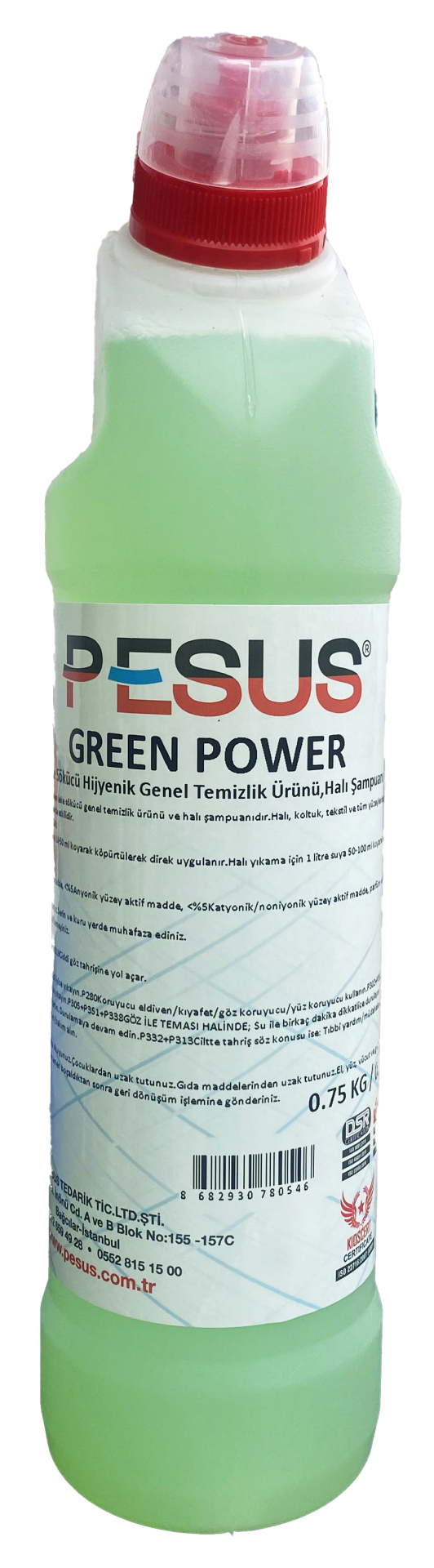 Pesus Green Power Genel Temizlik ve Leke Sökücü 750 Ml