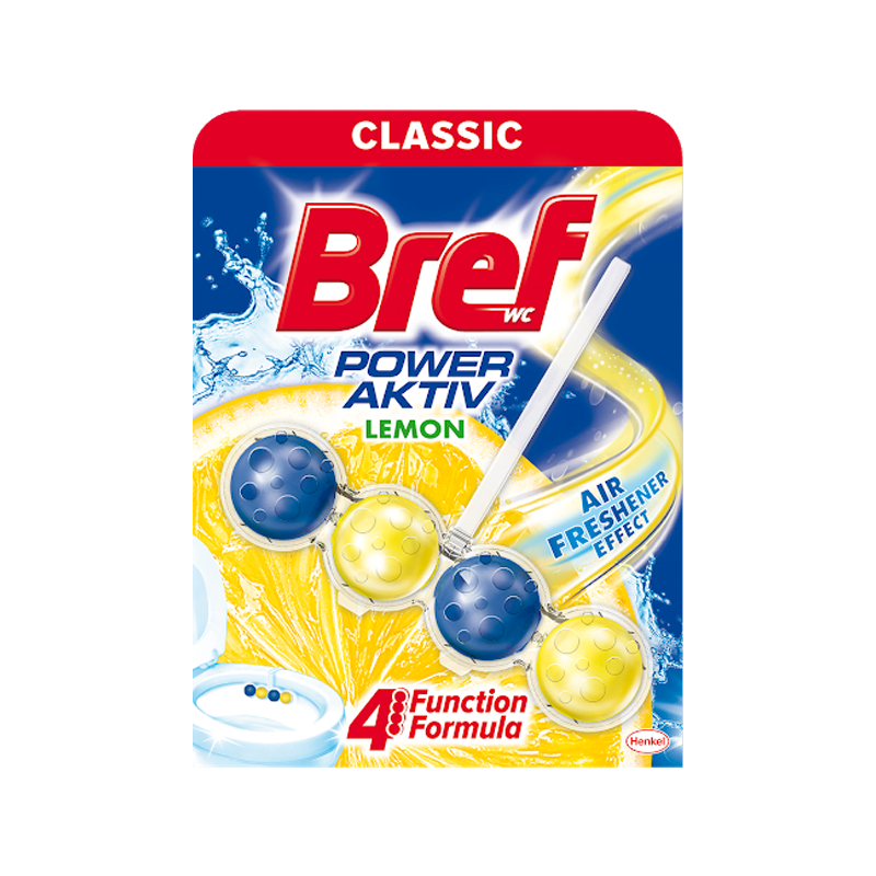 Bref Power Aktiv Katı Klozet Blok 50 gr Lemon