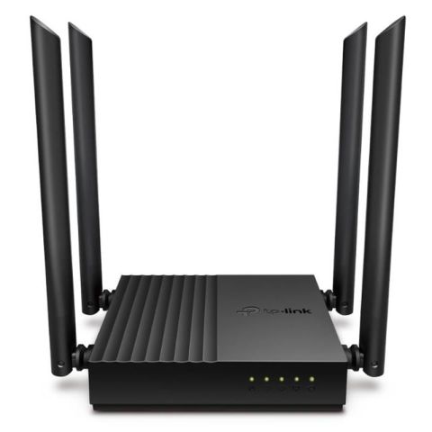 TP-LINK ARCHER C64 AC1200 2.4/5GHZ 1200MBPS MU-MIMO IC ORTAM KABLOSUZ WIFI ROUTER