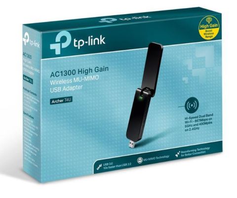 TP-LINK ARCHER T4U 1200MBPS WIFI DUAL USB ADAPTOR